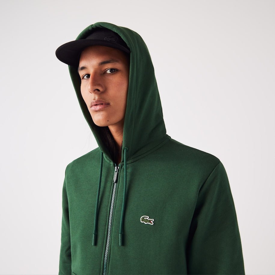 Lacoste - Holiday - Sweat à capuche à écusson - Vert