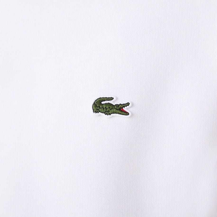 Lacoste Sweatshirt blanc en molleton - Lothaire