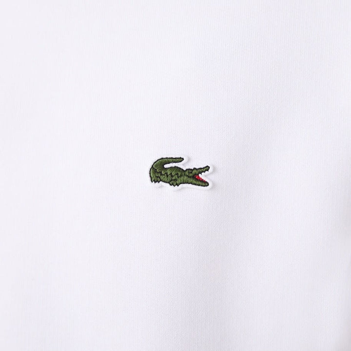 Lacoste Sweatshirt blanc en molleton - Lothaire