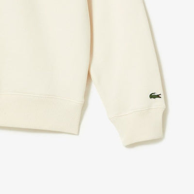 Lacoste Sweatshirt col zippé blanc coupe loose - Lothaire