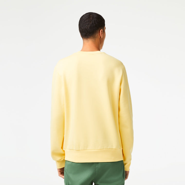 Lacoste Sweatshirt jaune en molleton - Lothaire