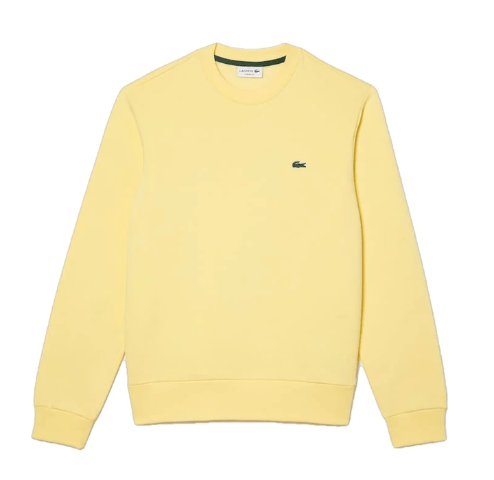 Lacoste Sweatshirt jaune en molleton - Lothaire