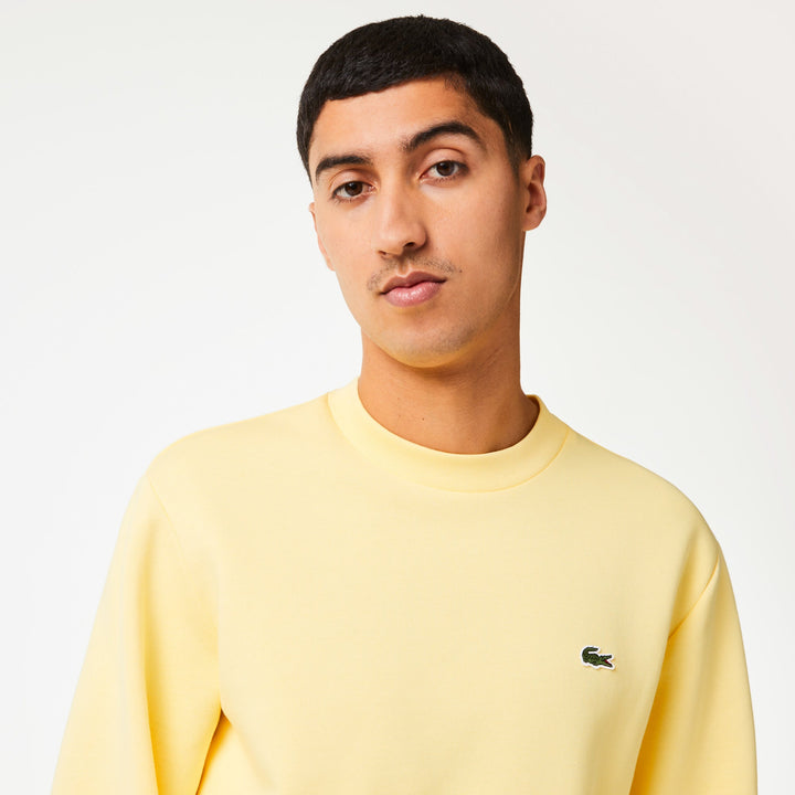 Lacoste Sweatshirt jaune en molleton - Lothaire