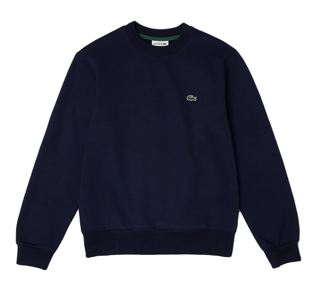 Lacoste Sweatshirt marine en molleton - Lothaire