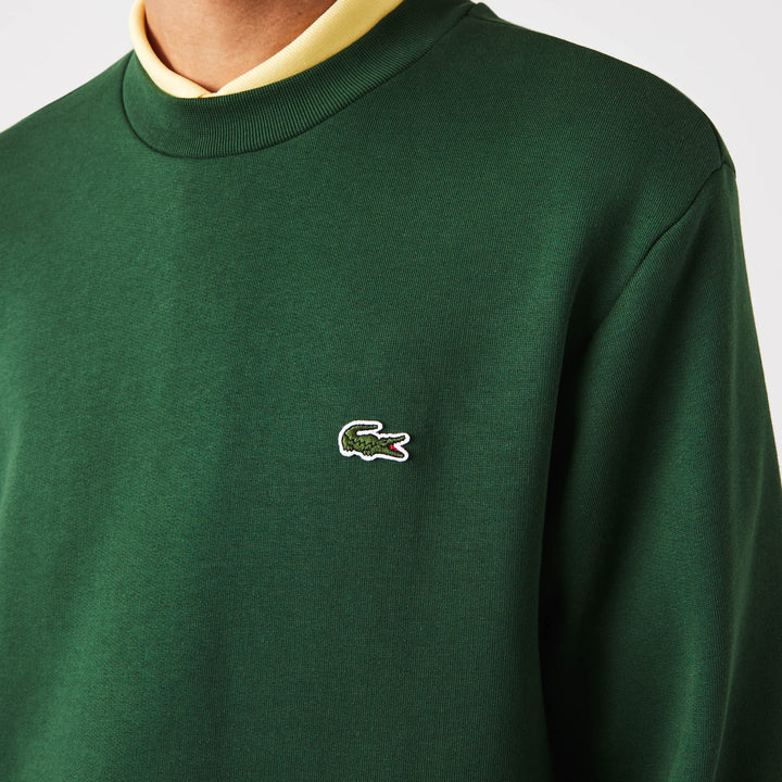 Lacoste Sweatshirt vert en molleton - Lothaire
