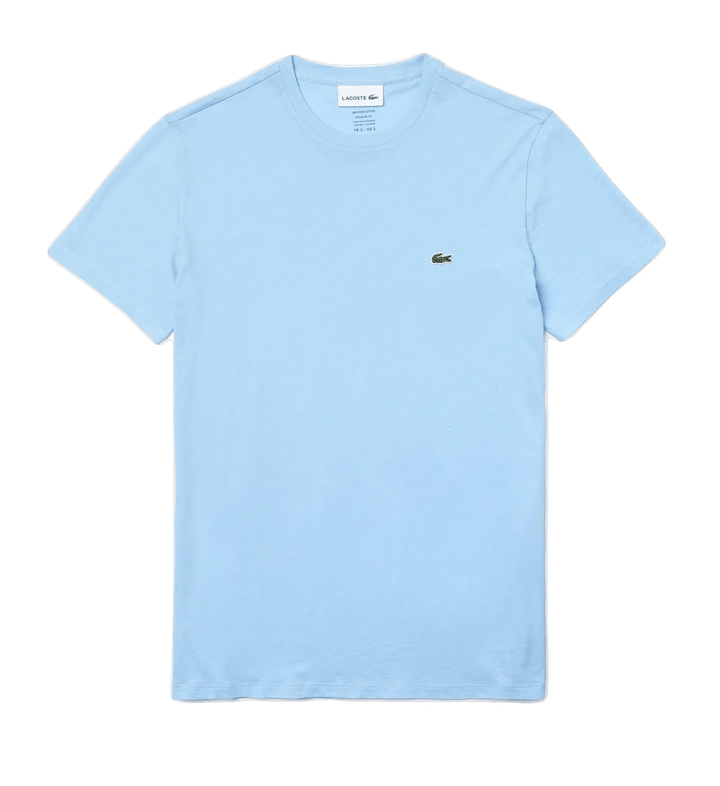 Lacoste T-shirt Bleu ciel pima uni - Lothaire