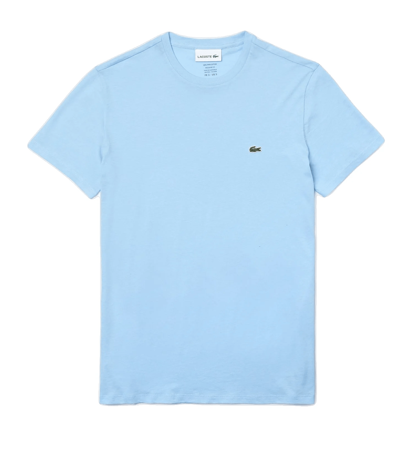 Lacoste T-shirt Bleu ciel pima uni - Lothaire