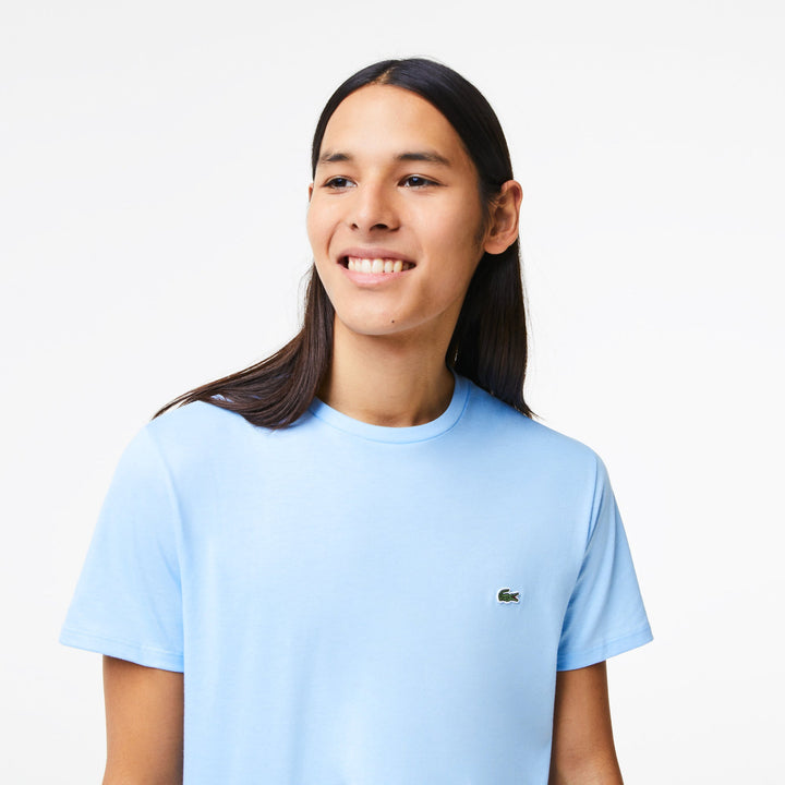 Lacoste T-shirt Bleu ciel pima uni - Lothaire