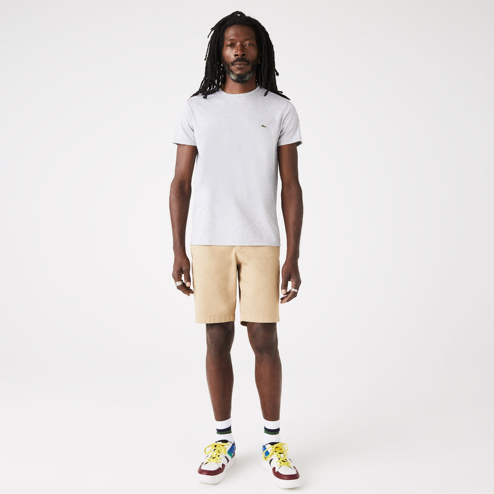 Lacoste T-shirt Gris pima uni - Lothaire