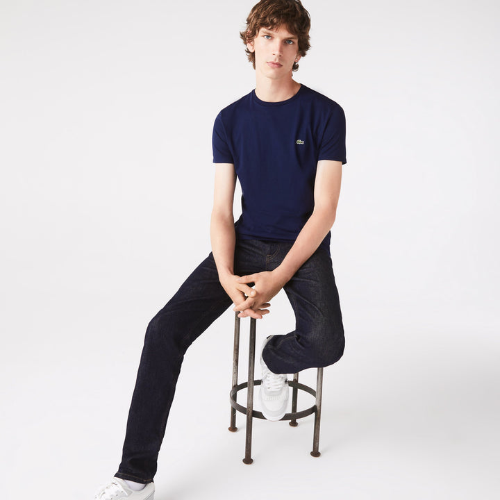 Lacoste T-shirt Marine pima uni - Lothaire
