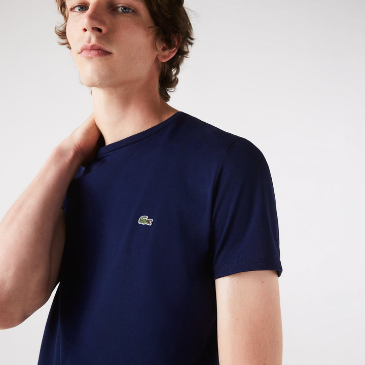 Lacoste T-shirt Marine pima uni - Lothaire