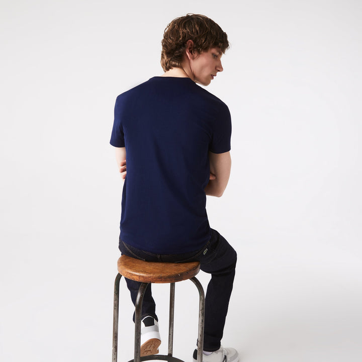Lacoste T-shirt Marine pima uni - Lothaire