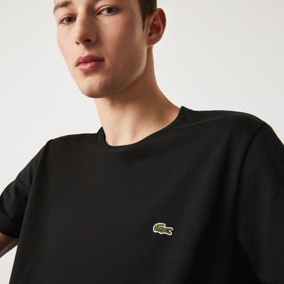 Lacoste T-shirt Noir pima uni - Lothaire