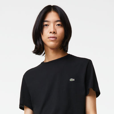 Lacoste T-shirt Noir pima uni - Lothaire