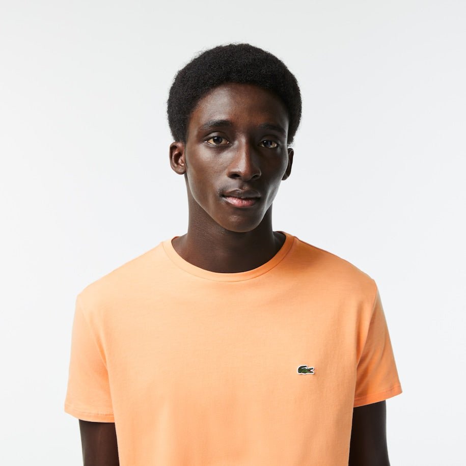 Lacoste T-shirt Orange clair pima uni - Lothaire
