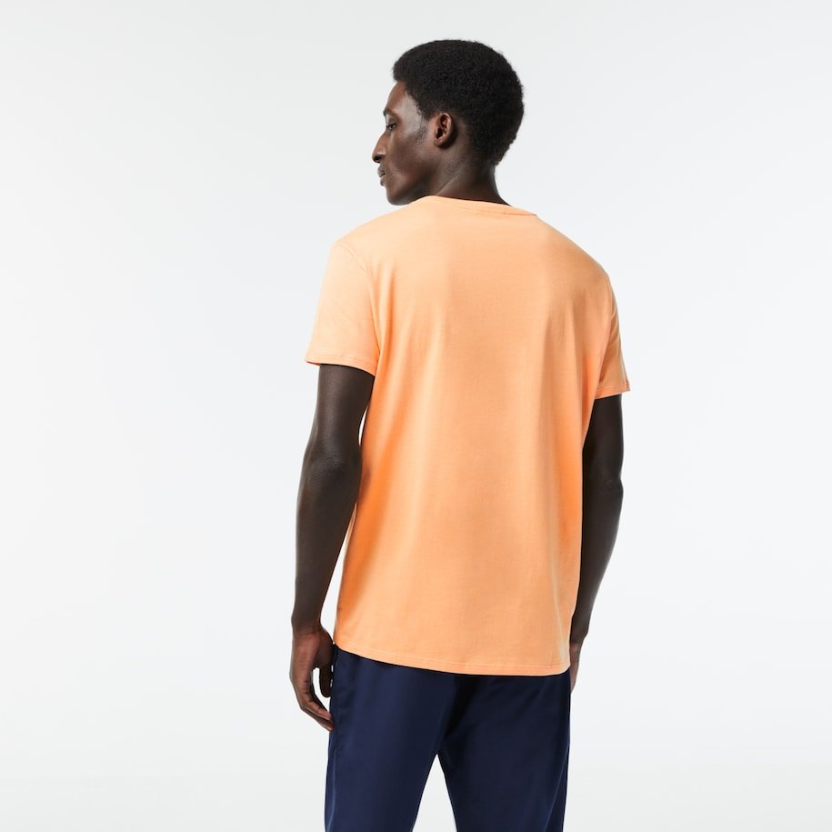 Lacoste T-shirt Orange clair pima uni - Lothaire