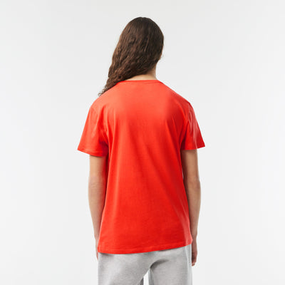Lacoste T-shirt Orange pima uni - Lothaire