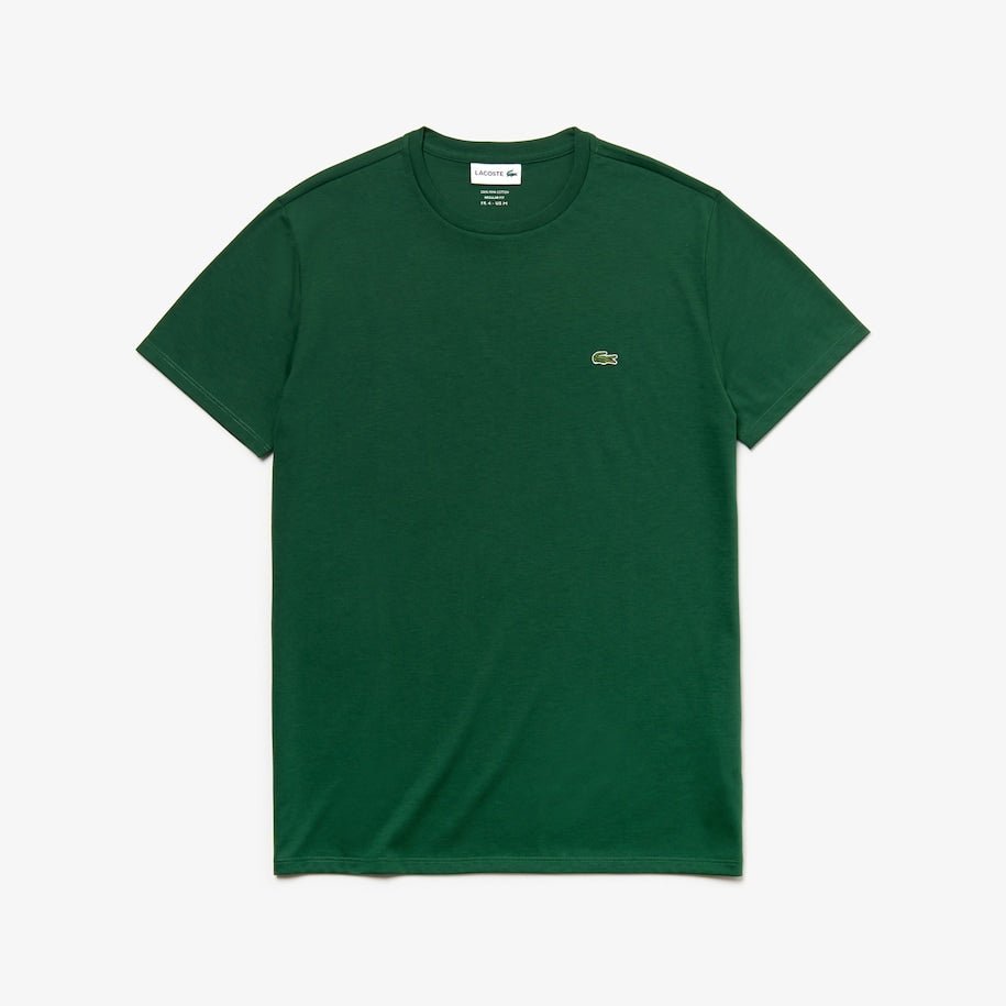 Lacoste T-shirt vert pima uni - Lothaire