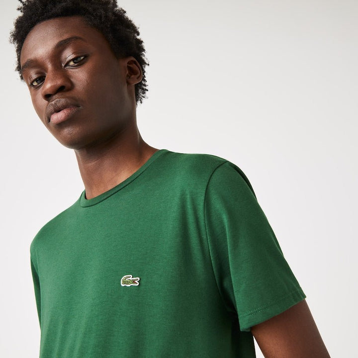 Lacoste T-shirt vert pima uni - Lothaire