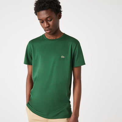 Lacoste T-shirt vert pima uni - Lothaire