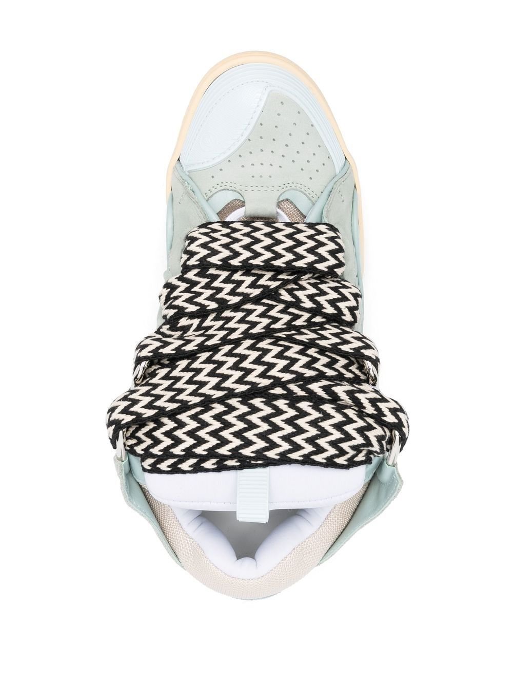 Lanvin - Baskets Curb bleu à semelle épaisse - Lothaire
