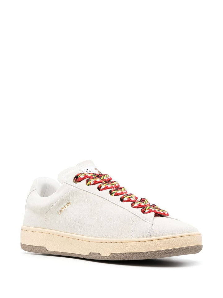 Lanvin Baskets White à empiècements - Lothaire