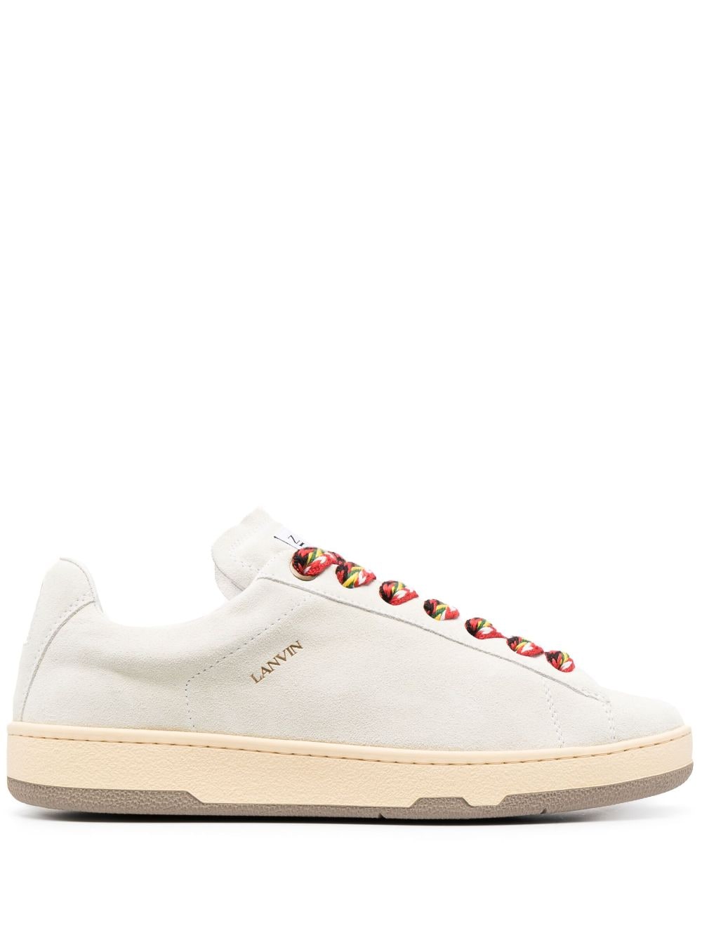 Lanvin Baskets White à empiècements - Lothaire