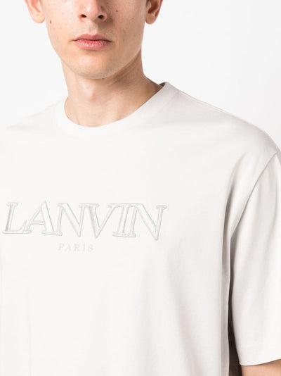 Lanvin T-shirt en coton à logo appliqué - Lothaire