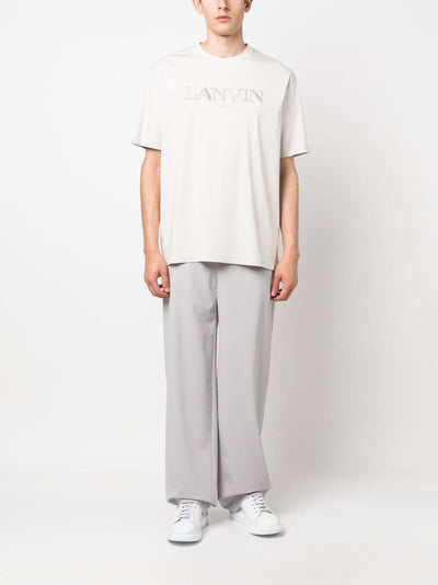 Lanvin T-shirt en coton à logo appliqué - Lothaire