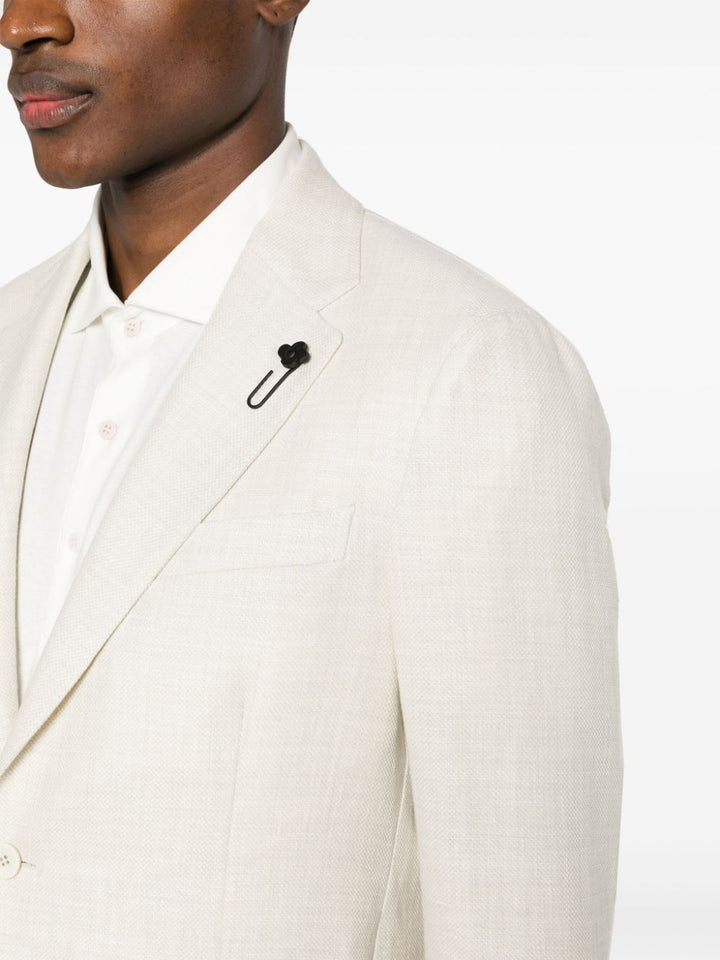 Lardini - Blazer beige clair à simple boutonnage - Lothaire