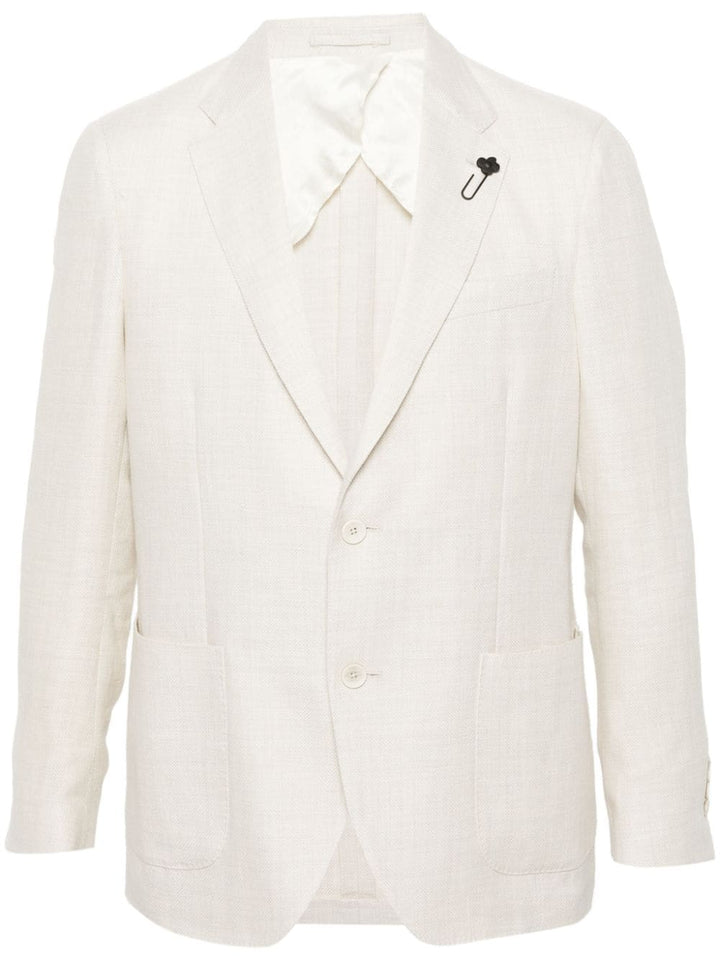 Lardini - Blazer beige clair à simple boutonnage - Lothaire