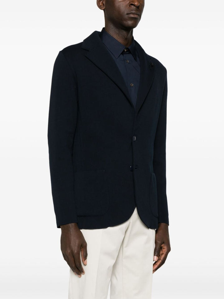Lardini - Blazer boutonné à détail de broche - Lothaire
