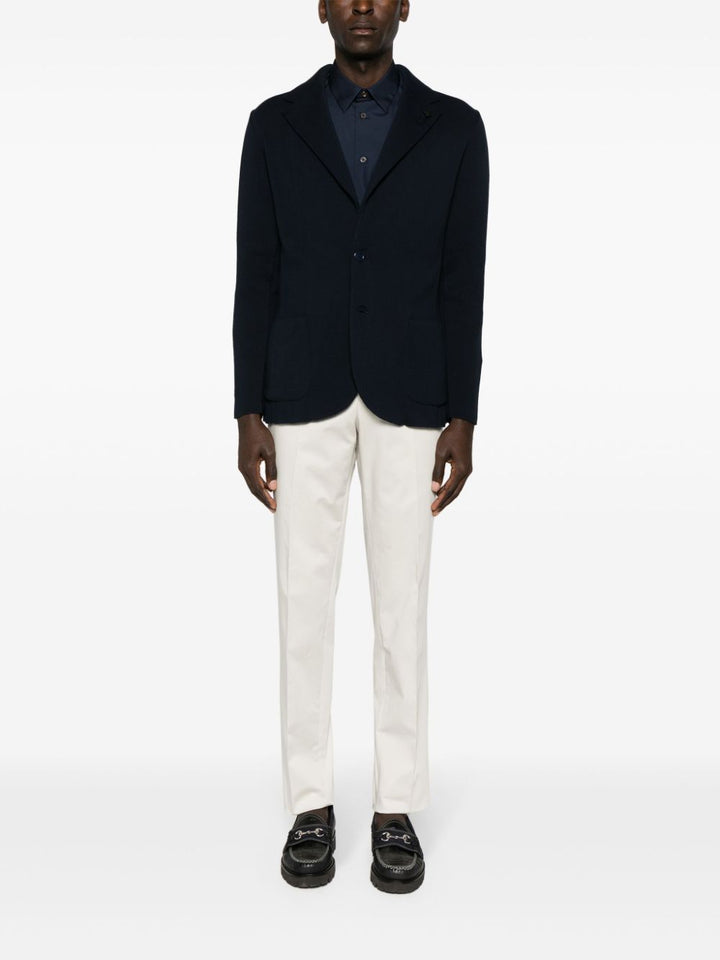 Lardini - Blazer boutonné à détail de broche - Lothaire