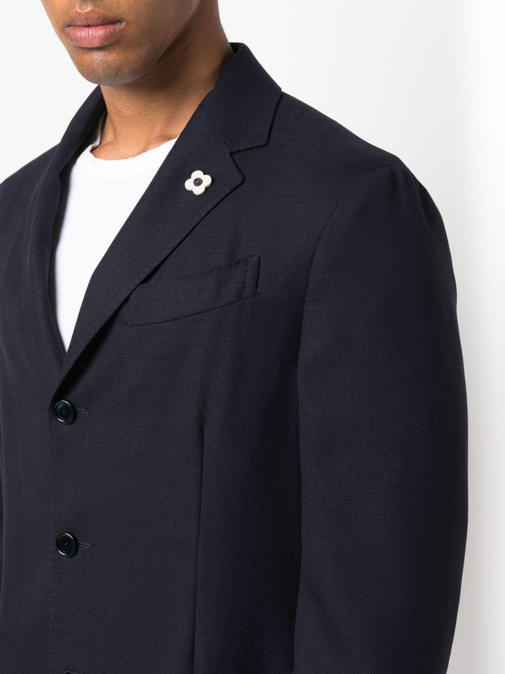 Lardini Veste Laine Marine - Lothaire