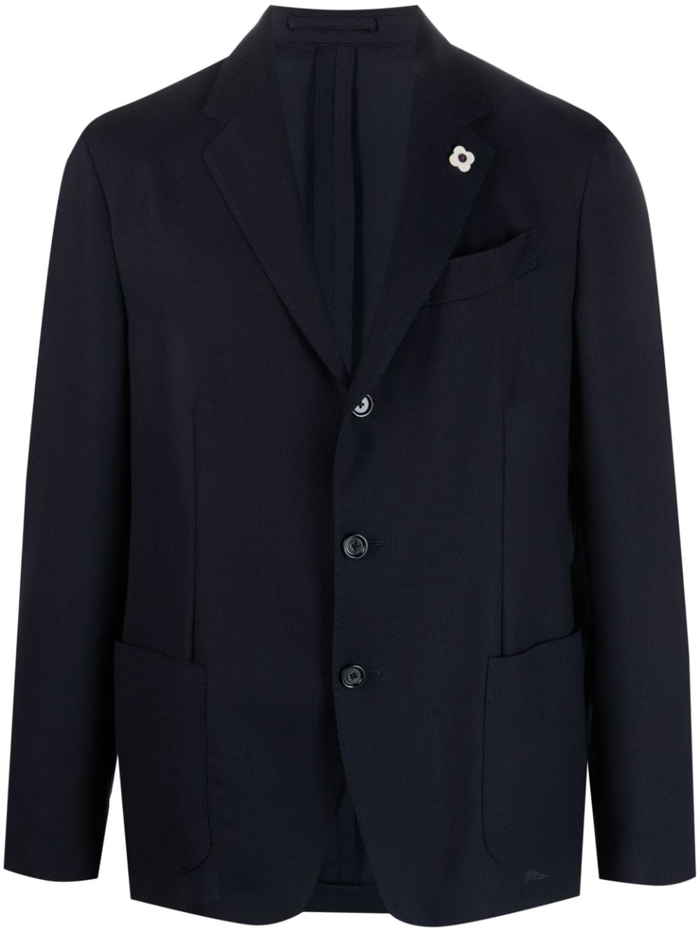 Lardini Veste Laine Marine - Lothaire