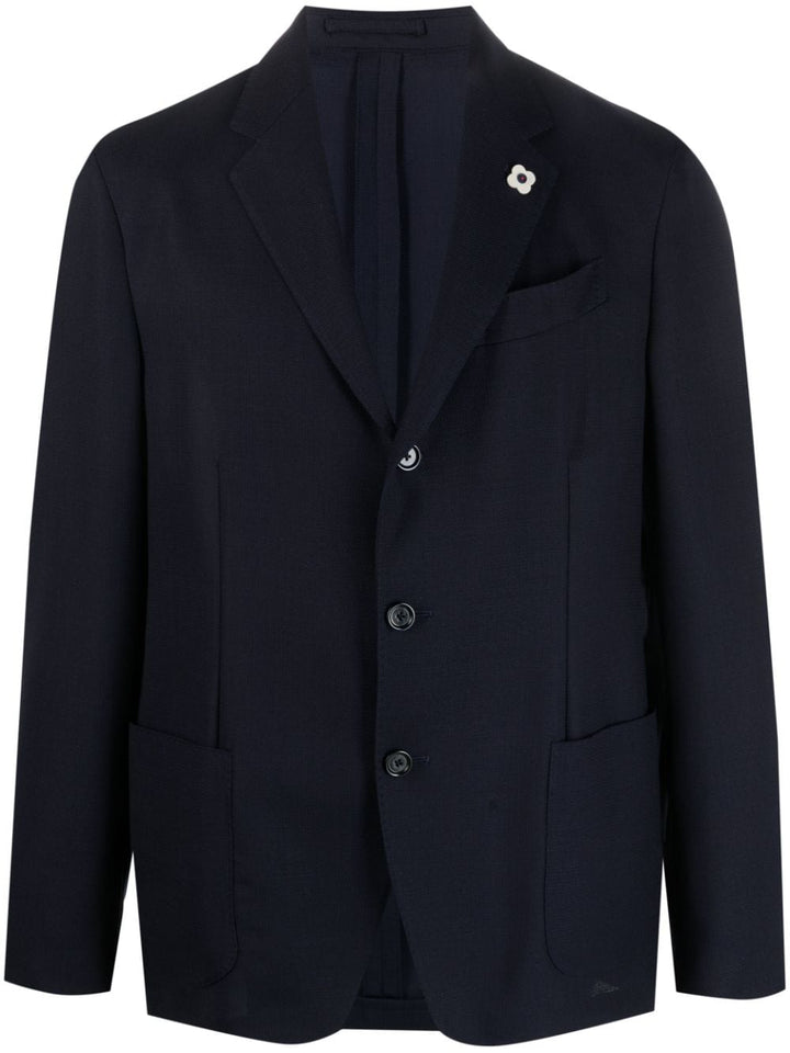 Lardini Veste Laine Marine - Lothaire