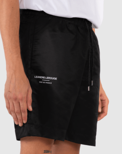 Leandre Lerouge - Short en Nylon noir - Lothaire boutiques (5931138744485)
