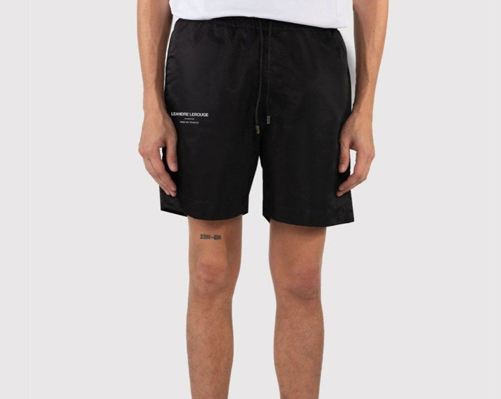 Leandre Lerouge - Short en Nylon noir - Lothaire boutiques (5931138744485)