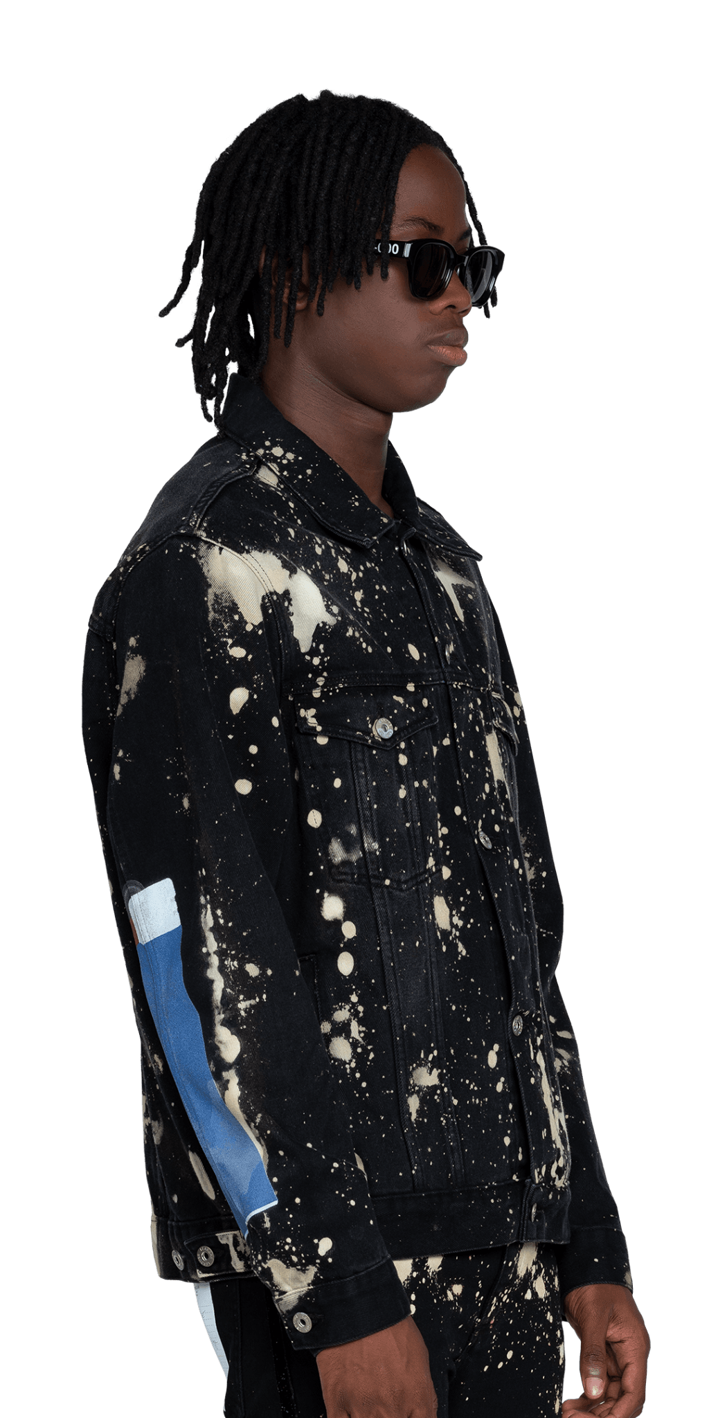 Léandre Lerouge - Veste denim lighter constellation - Lothaire boutiques (7013195677861)