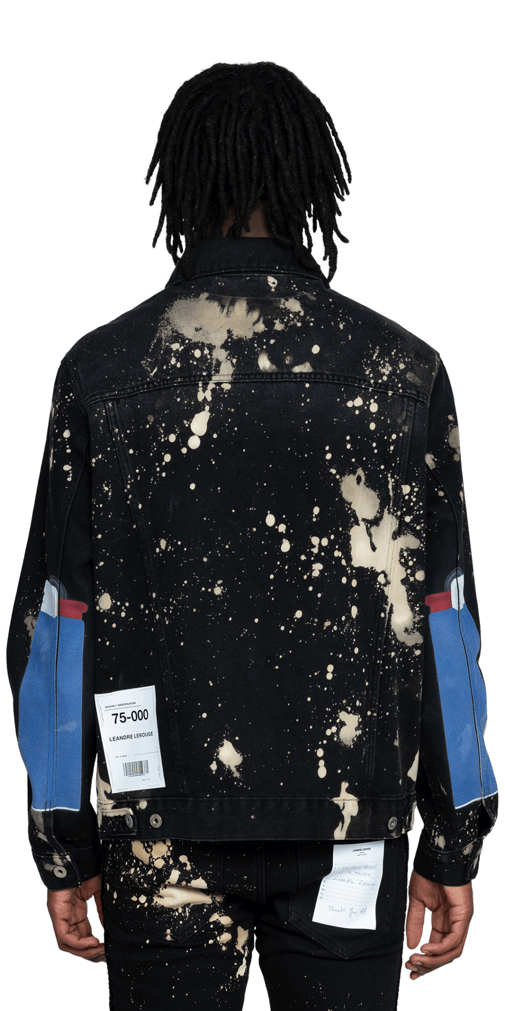 Léandre Lerouge - Veste denim lighter constellation - Lothaire boutiques (7013195677861)