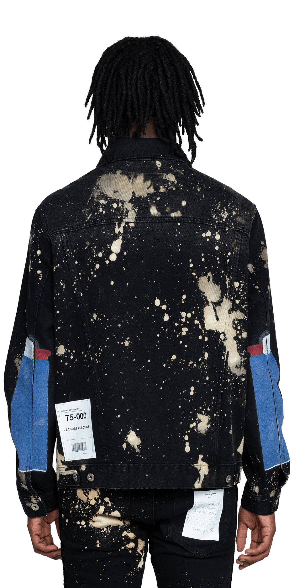 Léandre Lerouge - Veste denim lighter constellation - Lothaire boutiques (7013195677861)