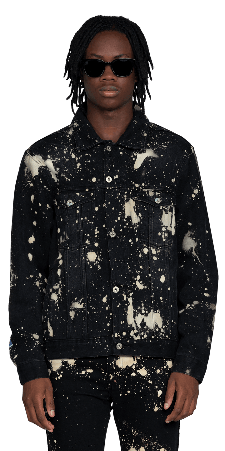 Léandre Lerouge - Veste denim lighter constellation - Lothaire boutiques (7013195677861)