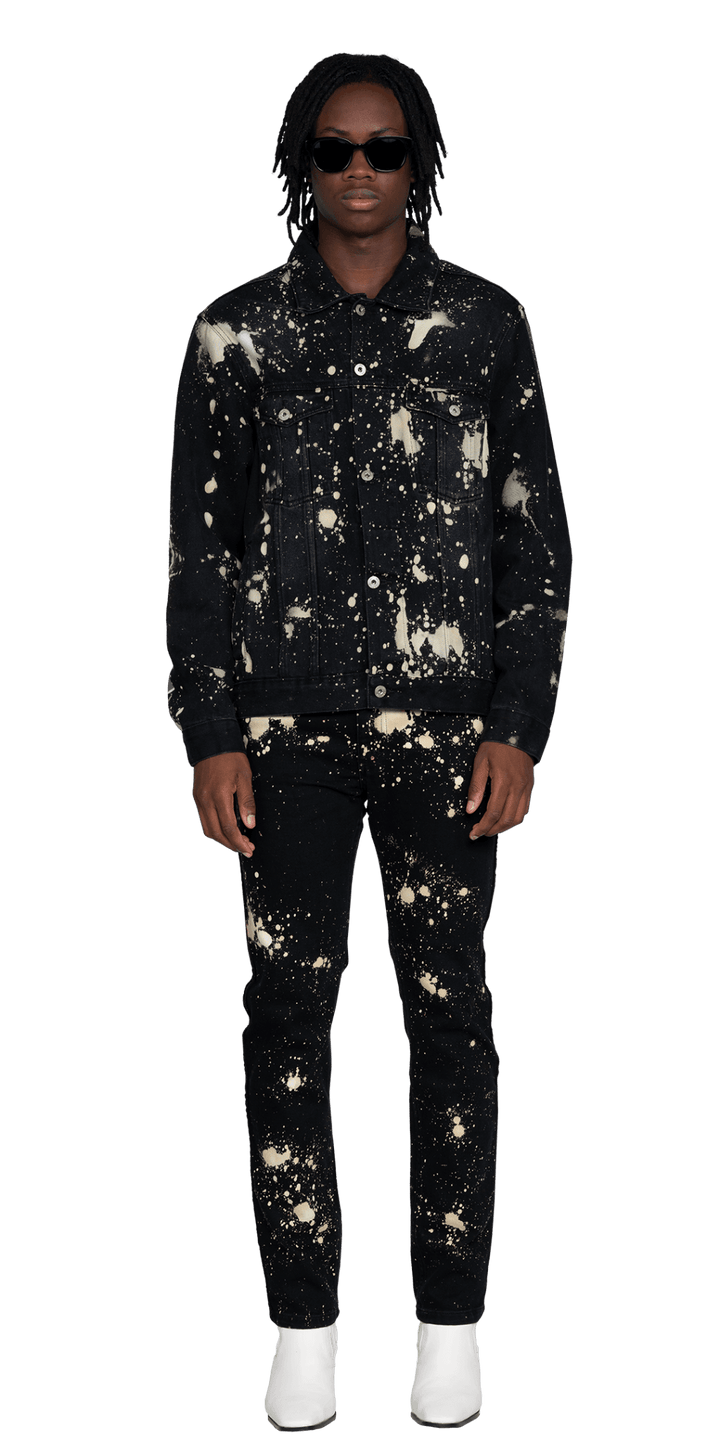 Léandre Lerouge - Veste denim lighter constellation - Lothaire boutiques (7013195677861)