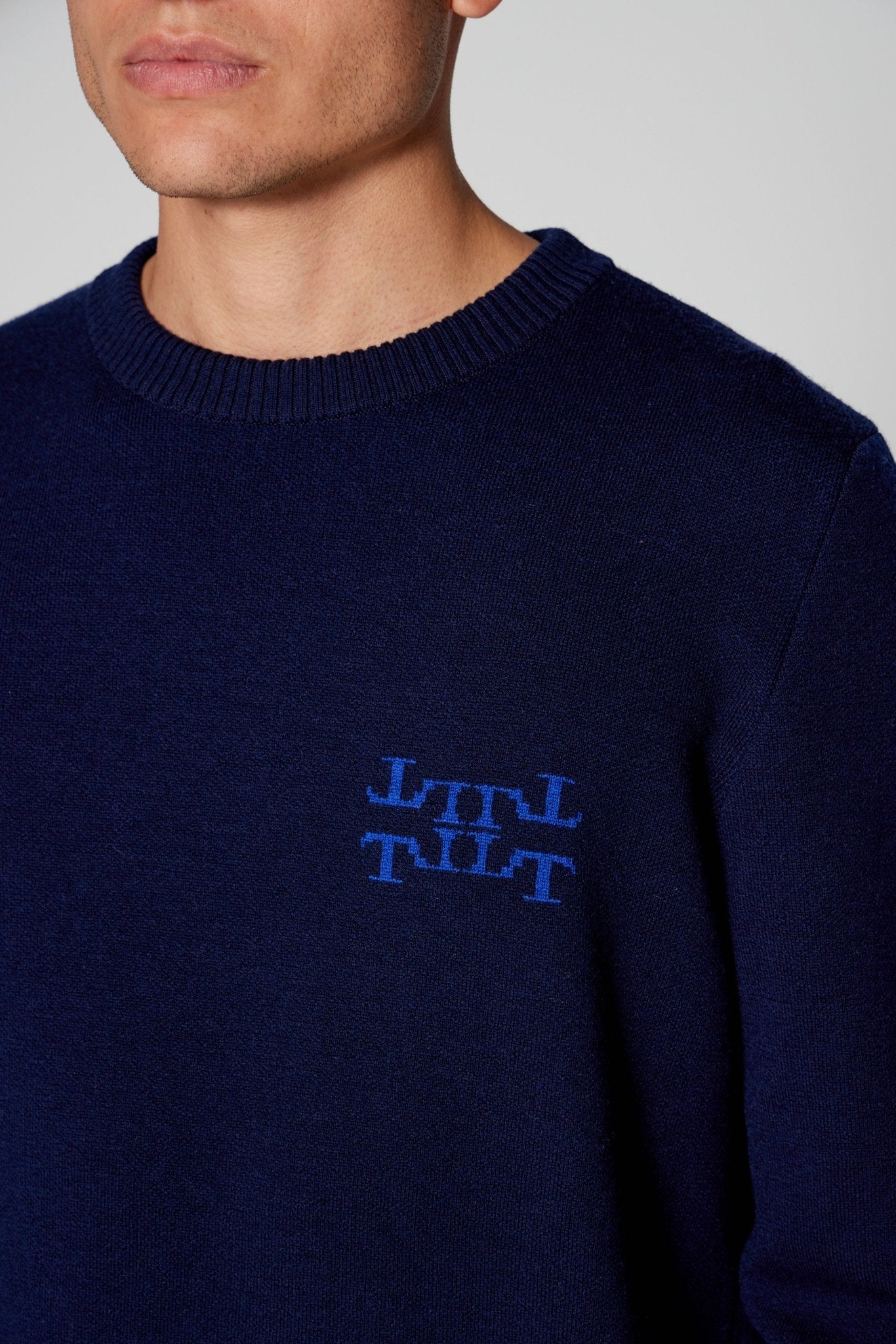 Lothaire - Pull Bleu - Petit Logo - Lothaire