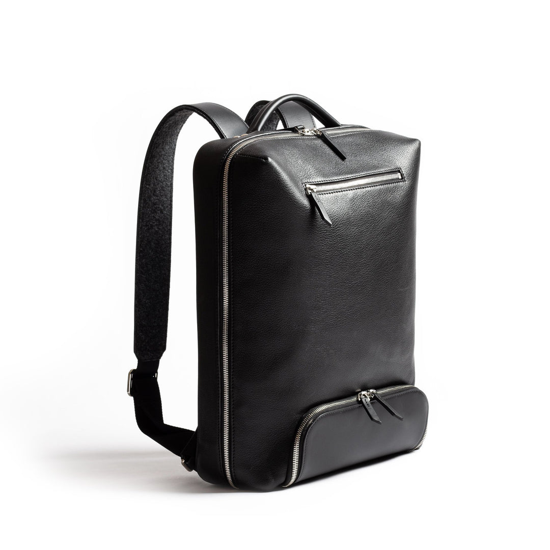 Lundi Paris - Sac à dos en cuir | GIANI Noir - Lothaire boutiques (7088355147941)