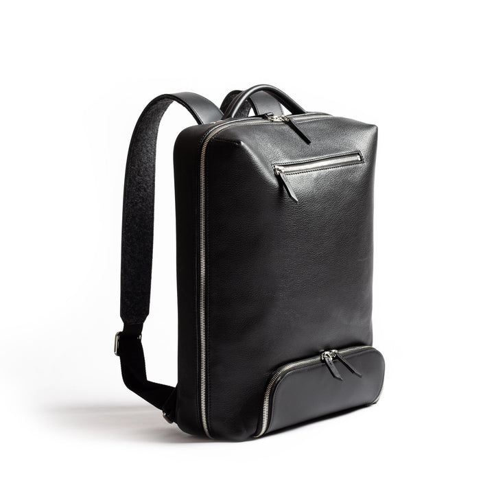 Lundi Paris - Sac à dos en cuir | GIANI Noir - Lothaire boutiques (7088355147941)
