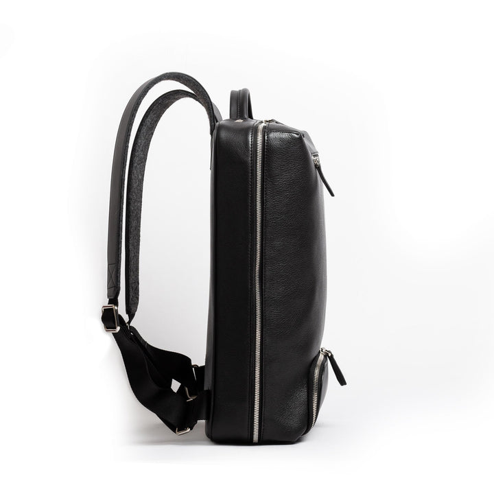 Lundi Paris - Sac à dos en cuir | GIANI Noir - Lothaire boutiques (7088355147941)