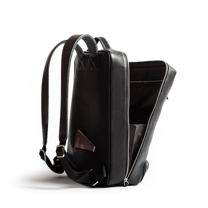 Lundi Paris - Sac à dos en cuir | GIANI Noir - Lothaire boutiques (7088355147941)