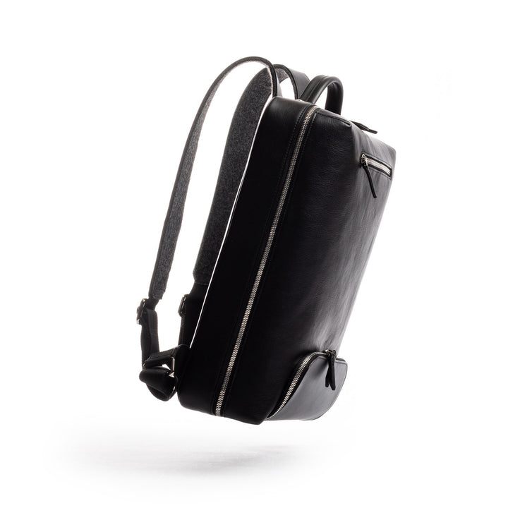 Lundi Paris - Sac à dos en cuir | GIANI Noir - Lothaire boutiques (7088355147941)