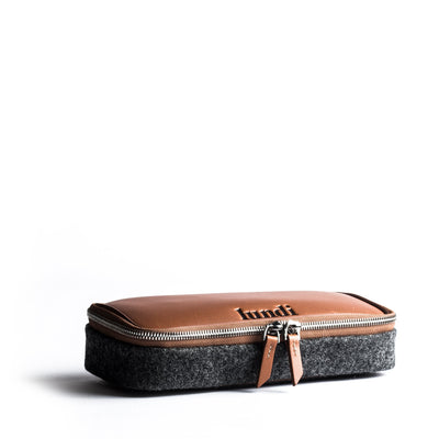 Lundi Paris- Trousse de toilette - JULIET cognac - Lothaire boutiques (7088347283621)